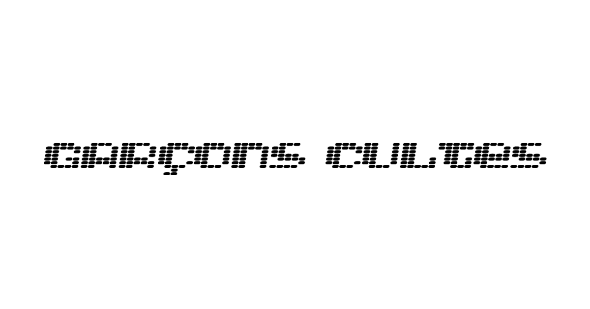 GARÇONS CULTES